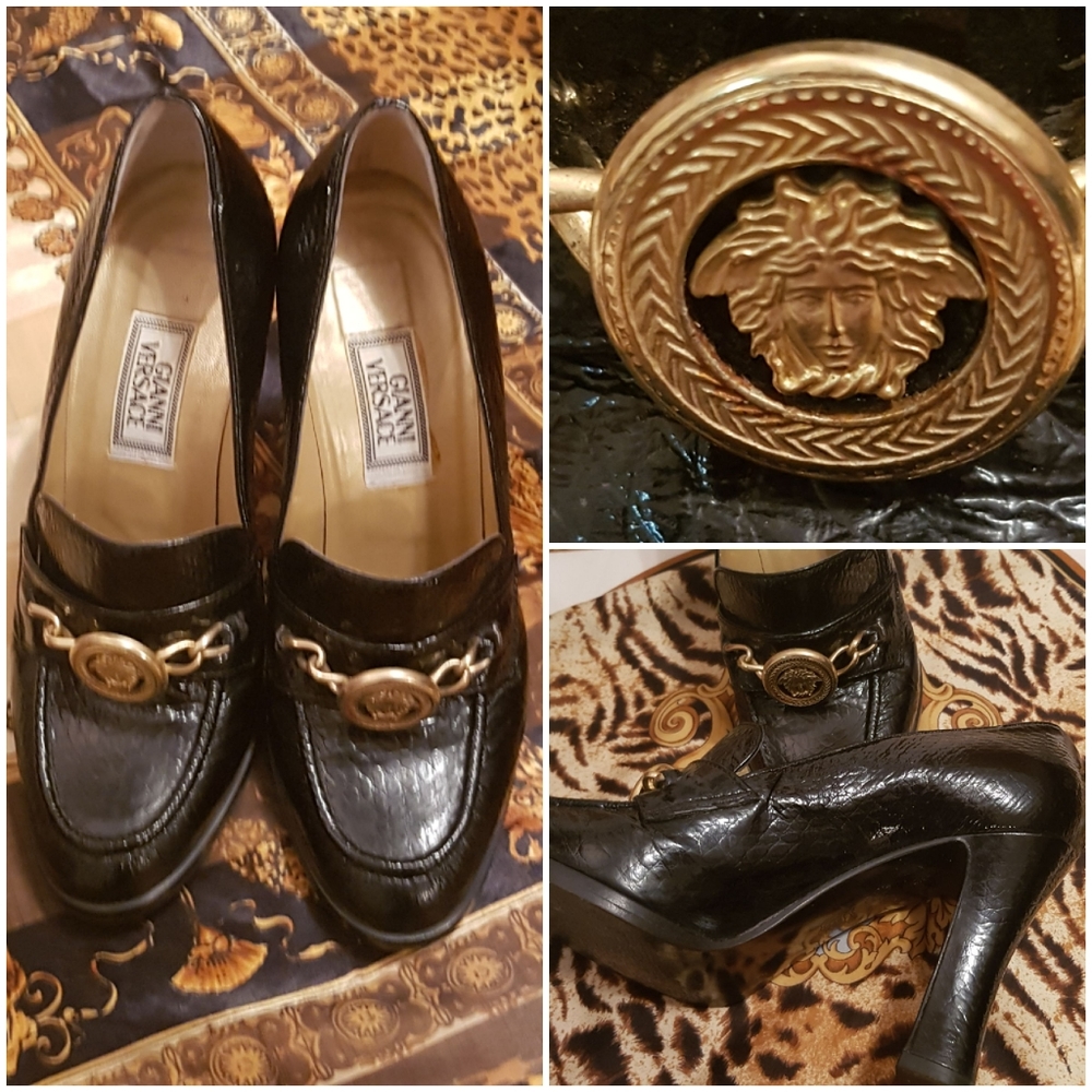 VERSACE heeled loafers 6